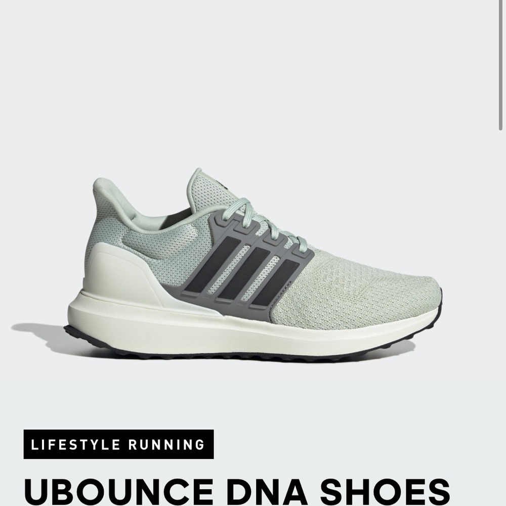 adidas UBounce DNA Shoes in Mint Green and Gray